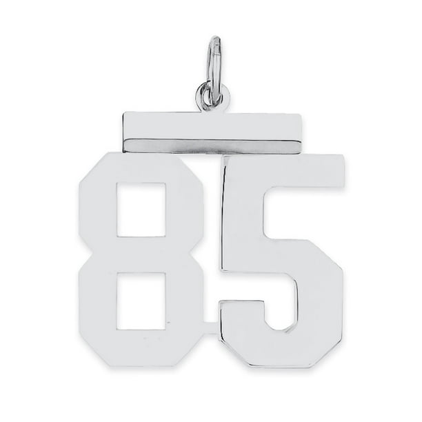 925 Sterling Silver Medium Satin Pendant Number in Silver Choice of Numbers and Variety of Options 925 Sterling Silver Medium Satin Pendant Number in Silver Choice of Numbers and Variety of Options